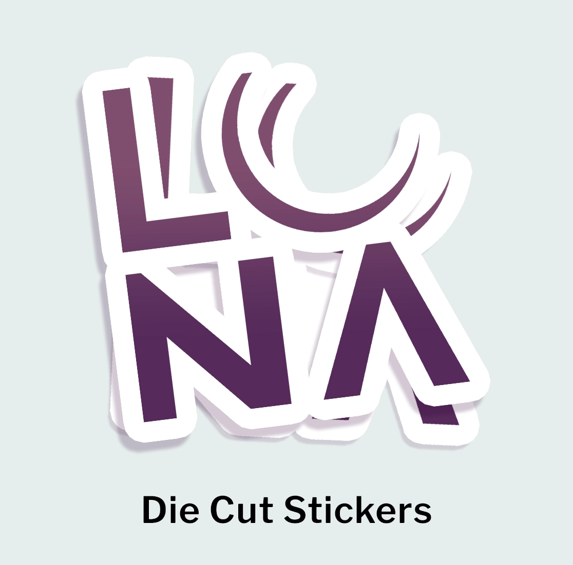 Die-cut stickers